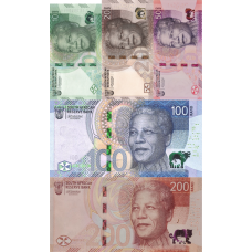 (371-2) ** PNew (PN148-PN152) South Africa - 10-200 Rand Year 2023 (5 Notes)